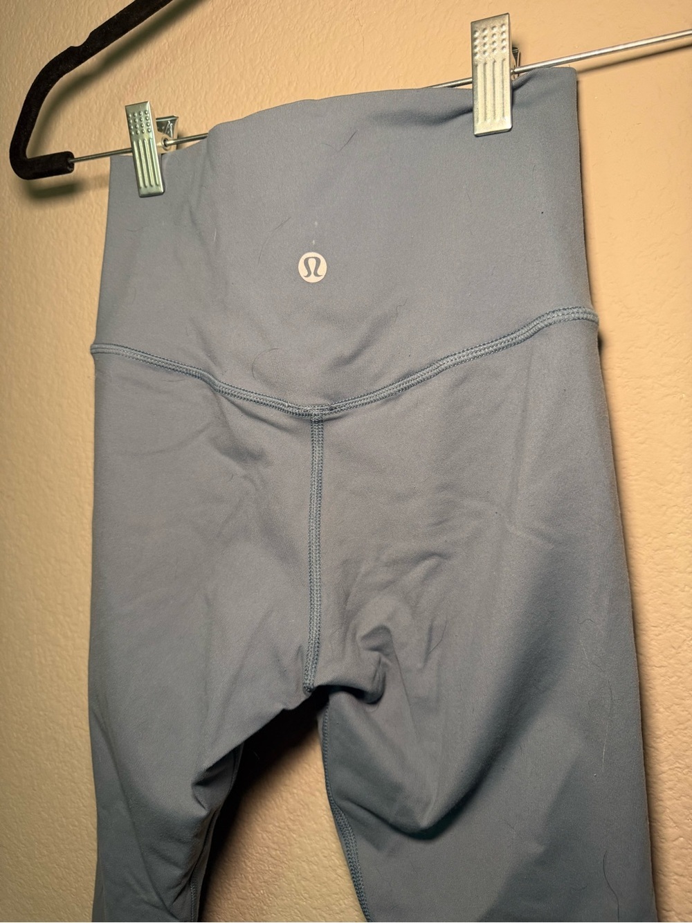Lululemon High Rise 23” Crop Leggings Blue Gray Size 2 - Picture 4 of 5